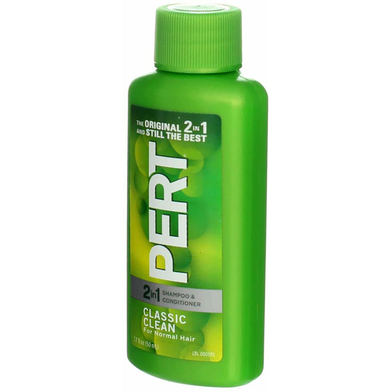 Pert Plus Happy Medium 2 en 1, espuma suave para cabello normal.