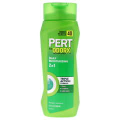 Pert Plus dos en uno, textura cremosa que aporta suavidad al cabello.