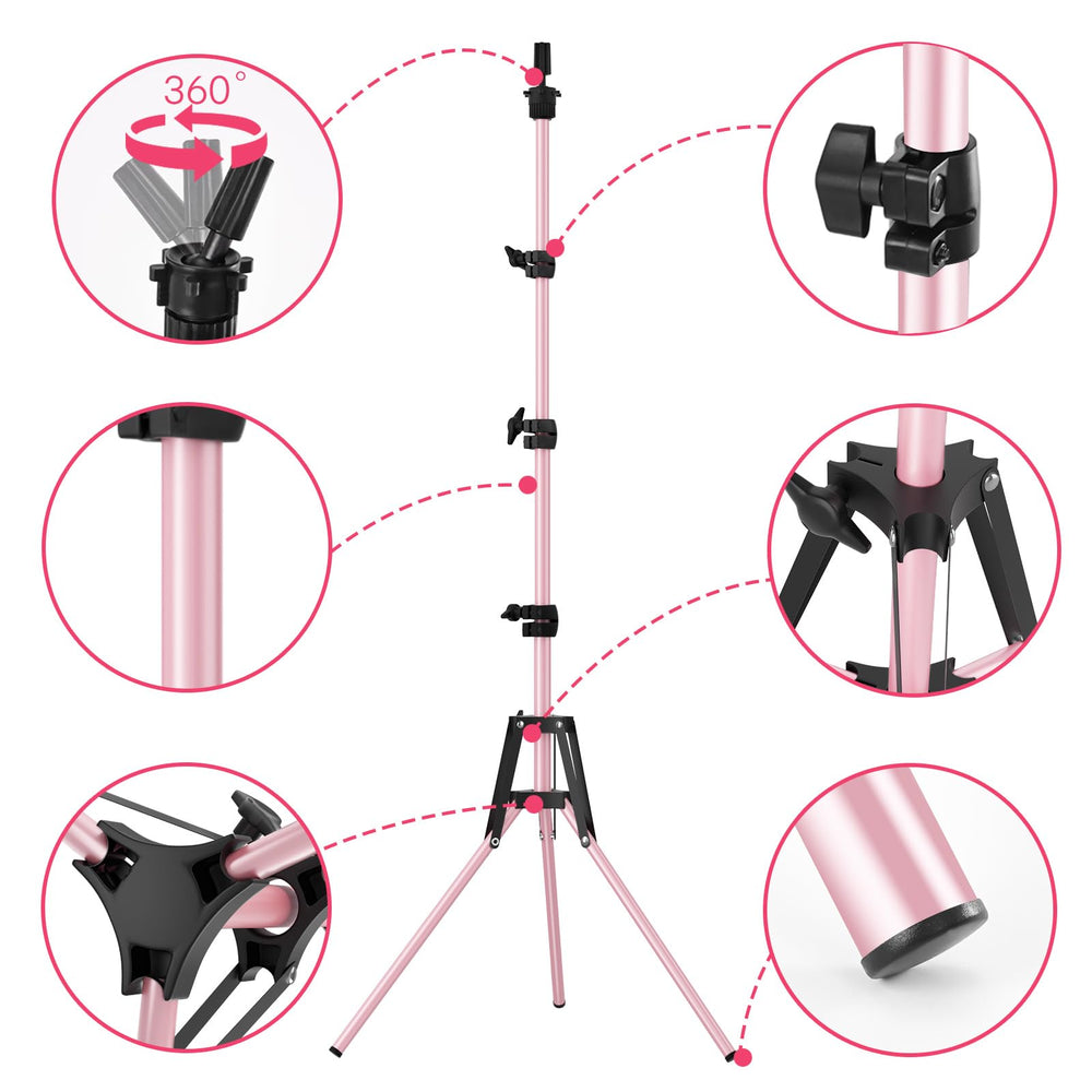 Pet Baby base estable para cabeza de maniquí, compatible con cabezas y pelucas