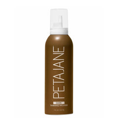 Mousse bronceadora oscura de Peta Jane en botella para tono natural