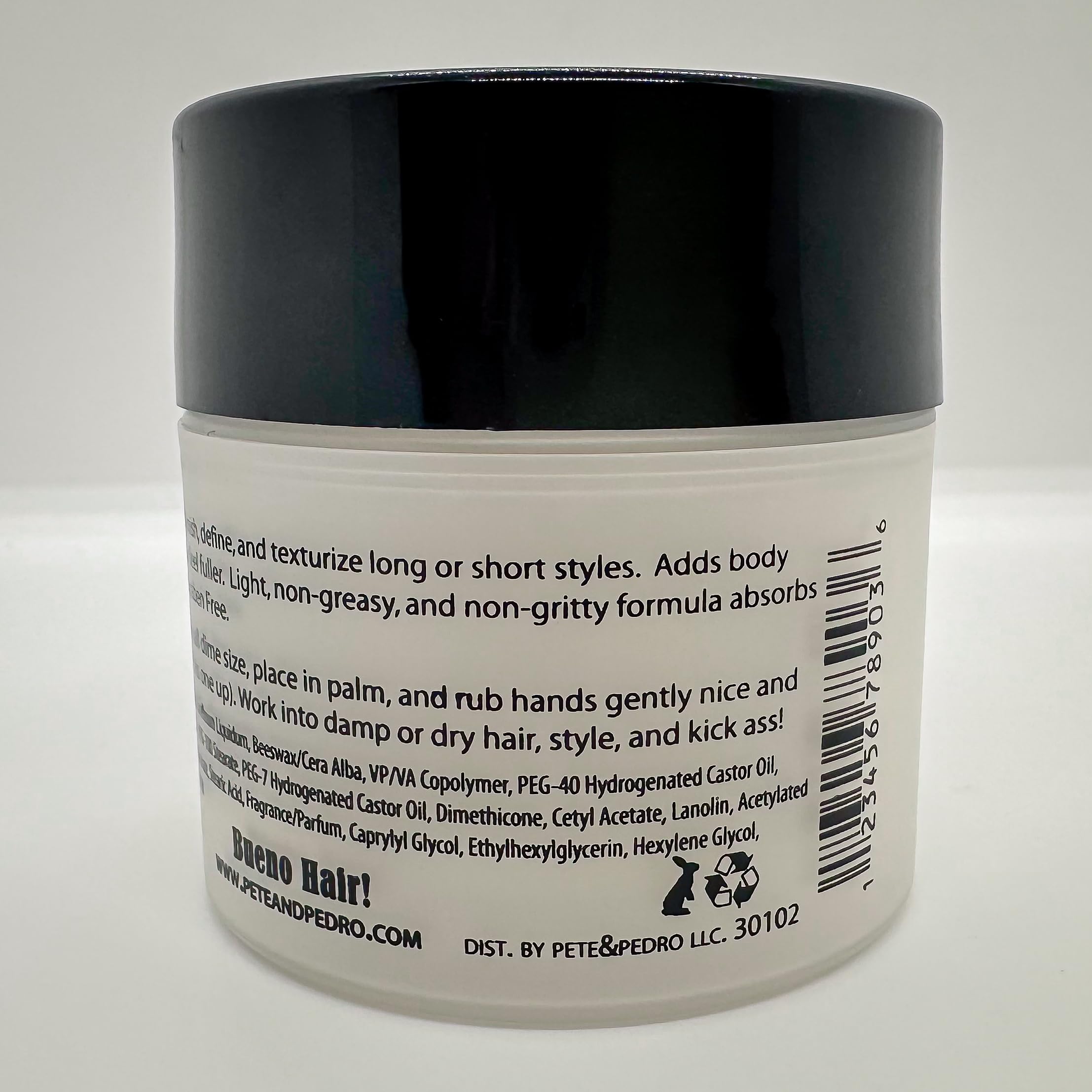 Pete & Pedro compacto de 2 oz, ideal para viaje.