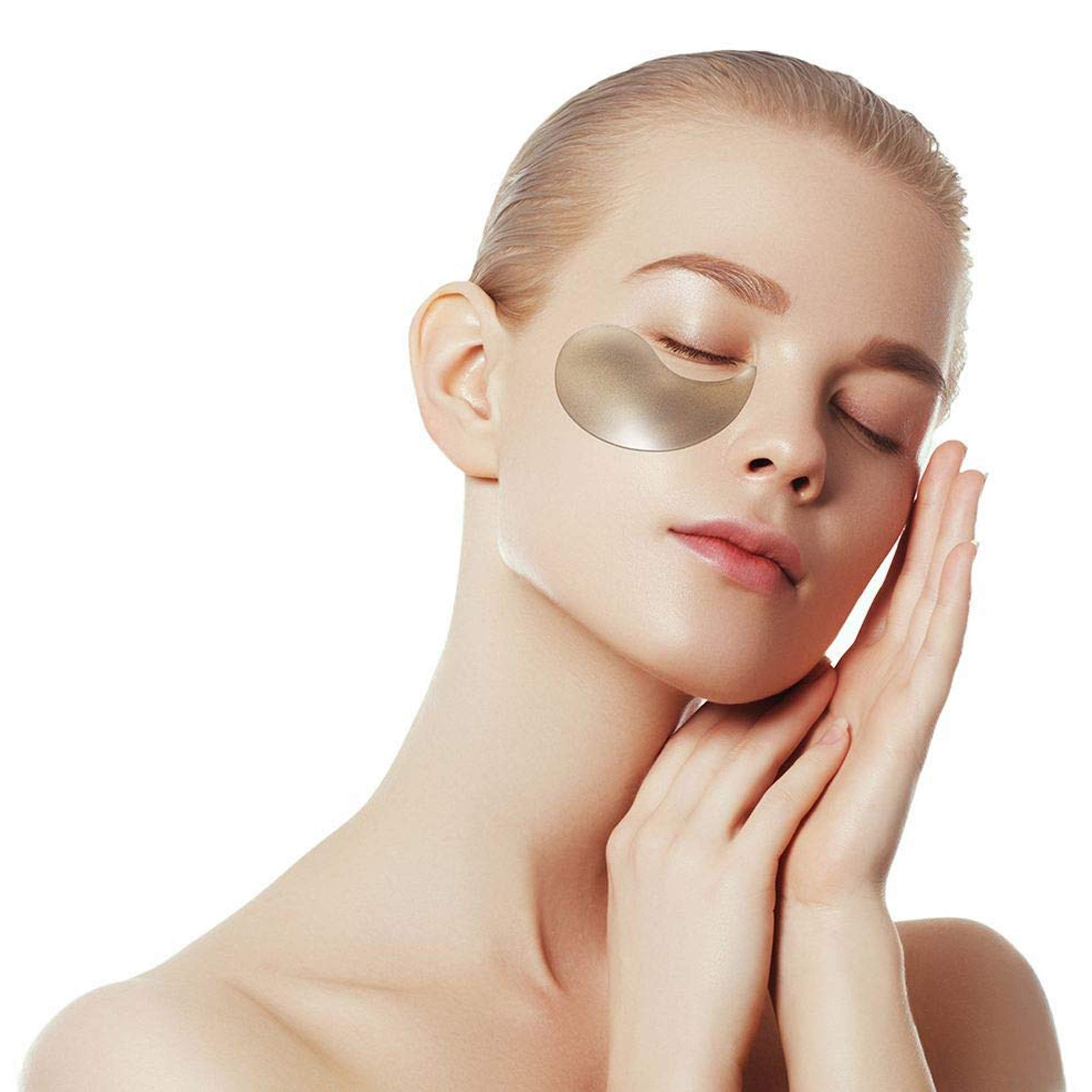 Parche ocular hidrogel para rutina diaria de ojos