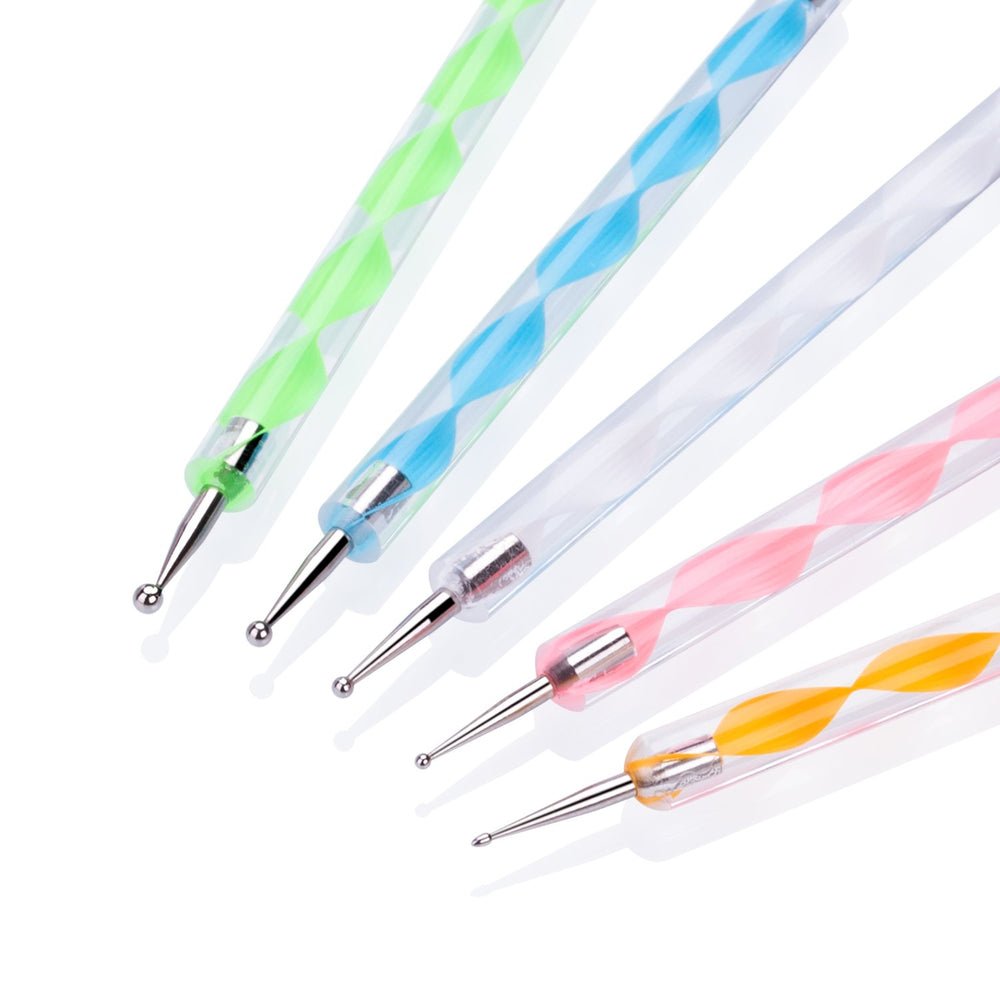 Petutu herramientas para relieve y puntos en uñas, ideas para texturizar