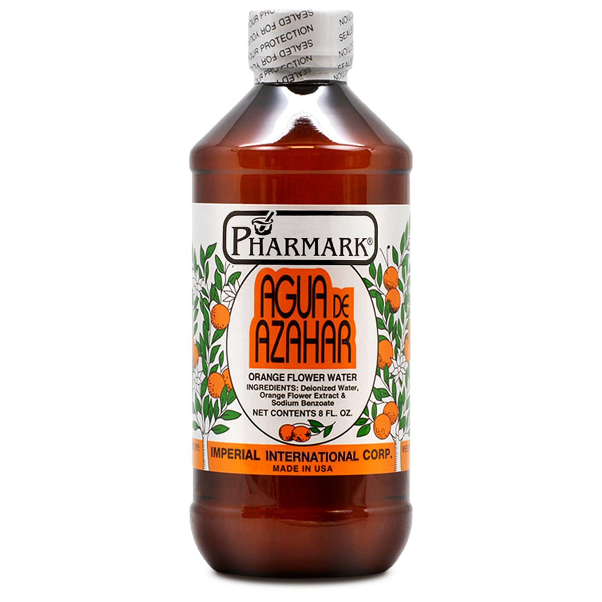 Pharmark Agua de Azahar: botella con fragancia floral refrescante.