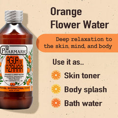 Pharmark Agua de Azahar: uso-piel para revitalizar la piel.