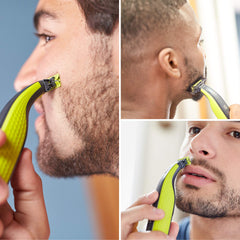Detalle sin aceite de Philips OneBlade, mantenimiento mínimo.