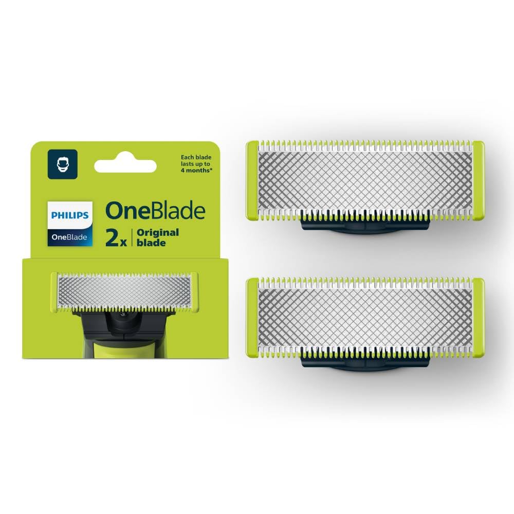 PHILIPS OneBlade QP220/51 avec lame hybride pour une coupe précise et rapide.
