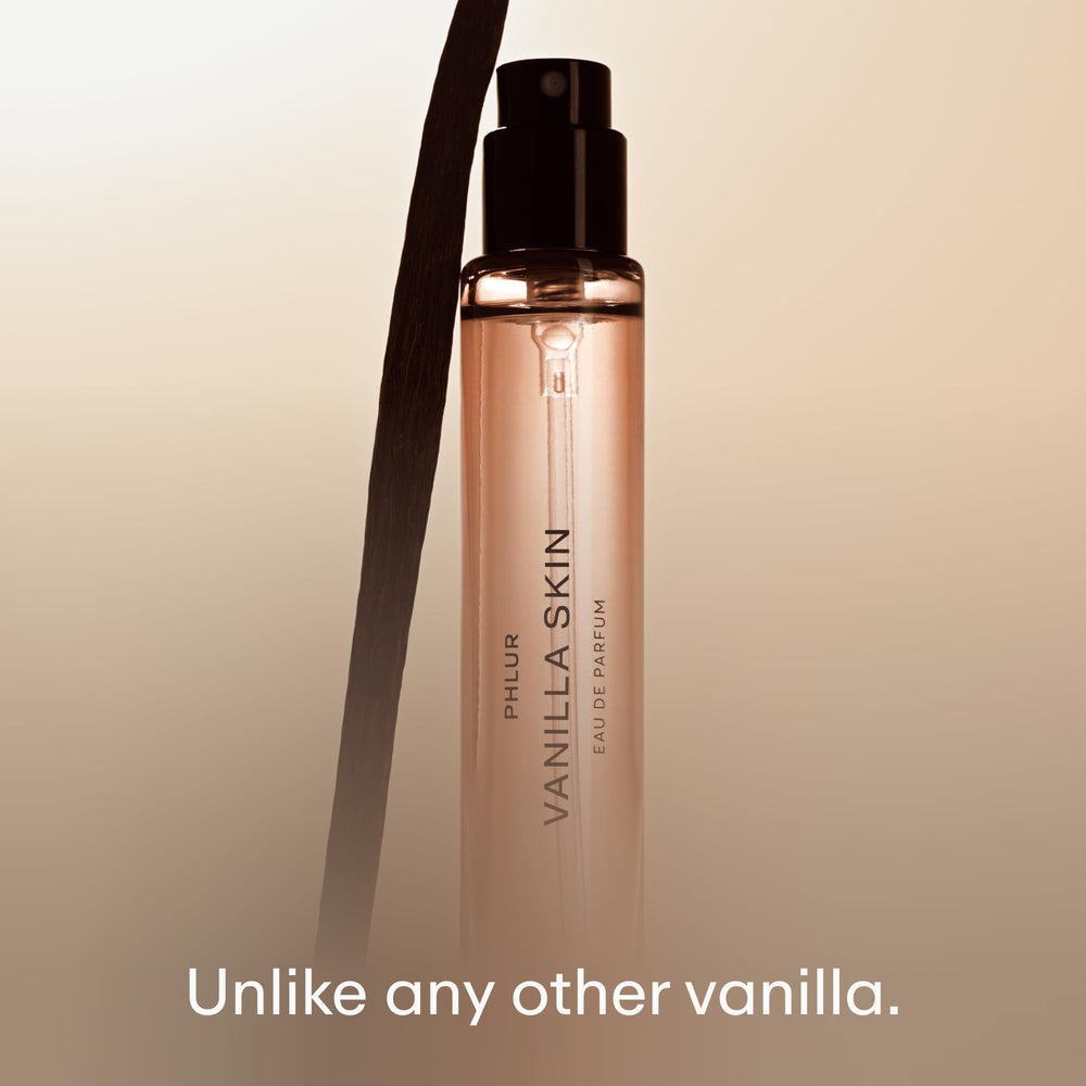 PHLUR Vanilla Skin, notas de fragancia destacadas para un aroma suave y versátil.