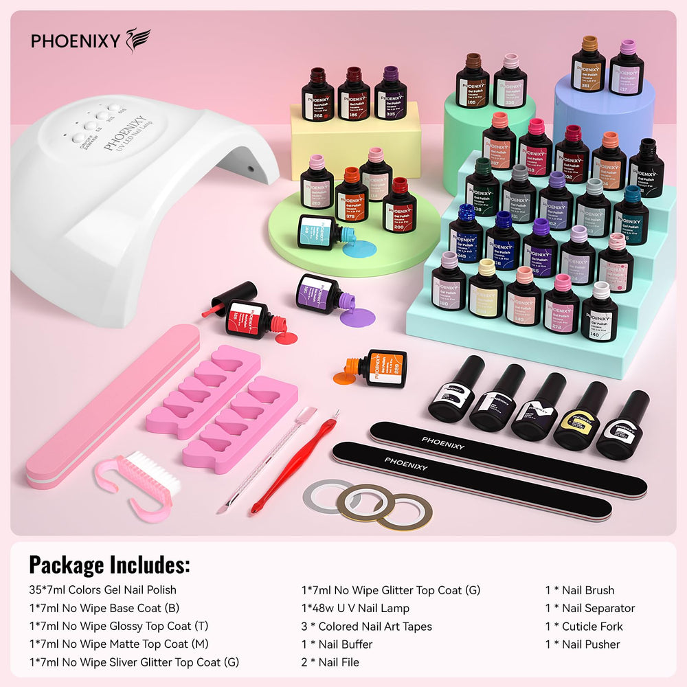 Phoenixy manicura en casa, guía paso a paso para practicar.