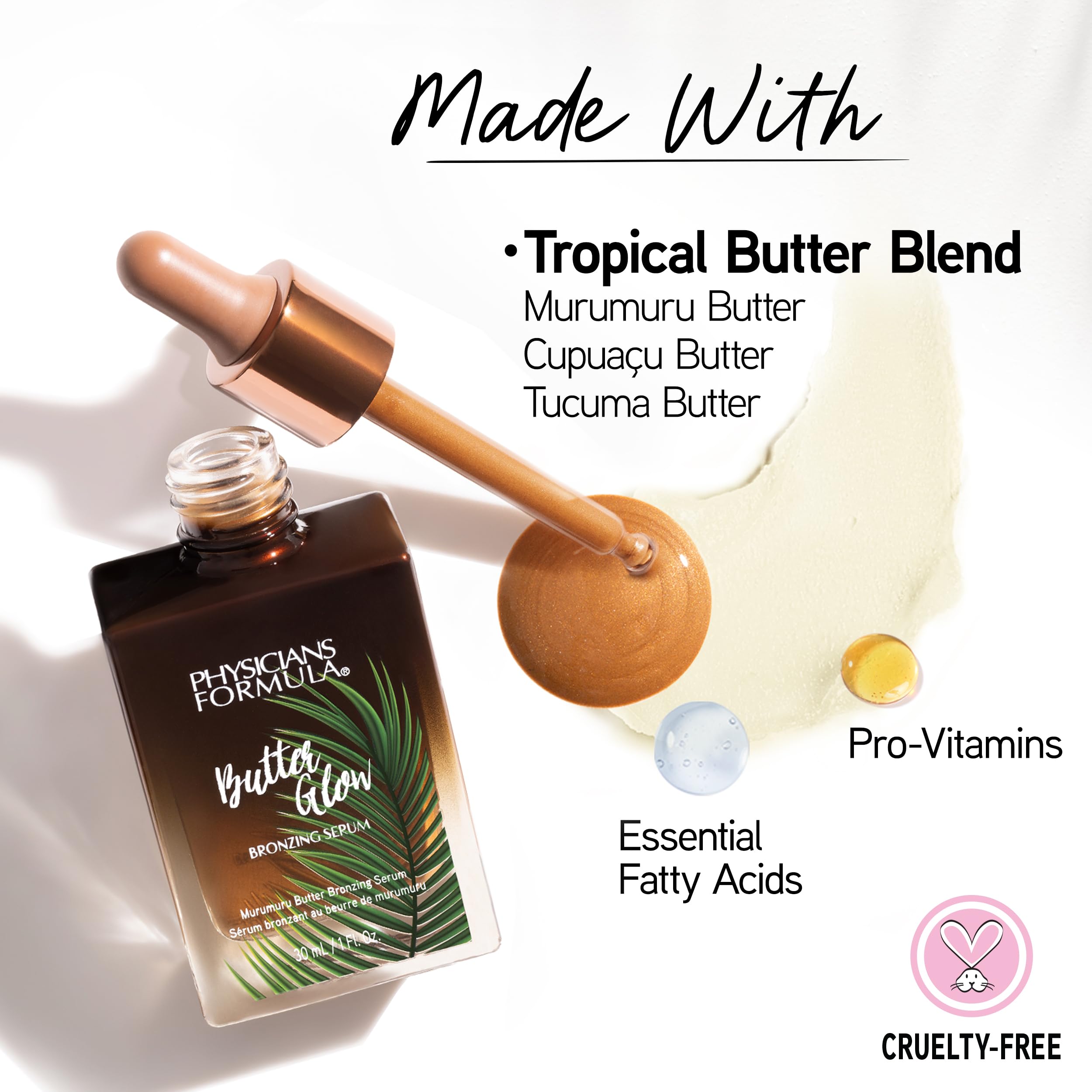 Brillo sutil de Butter Glow Serum para un acabado luminoso
