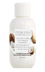 Desmaquillante de ojos Physicians Formula leche de coco, textura suave para piel sensible.