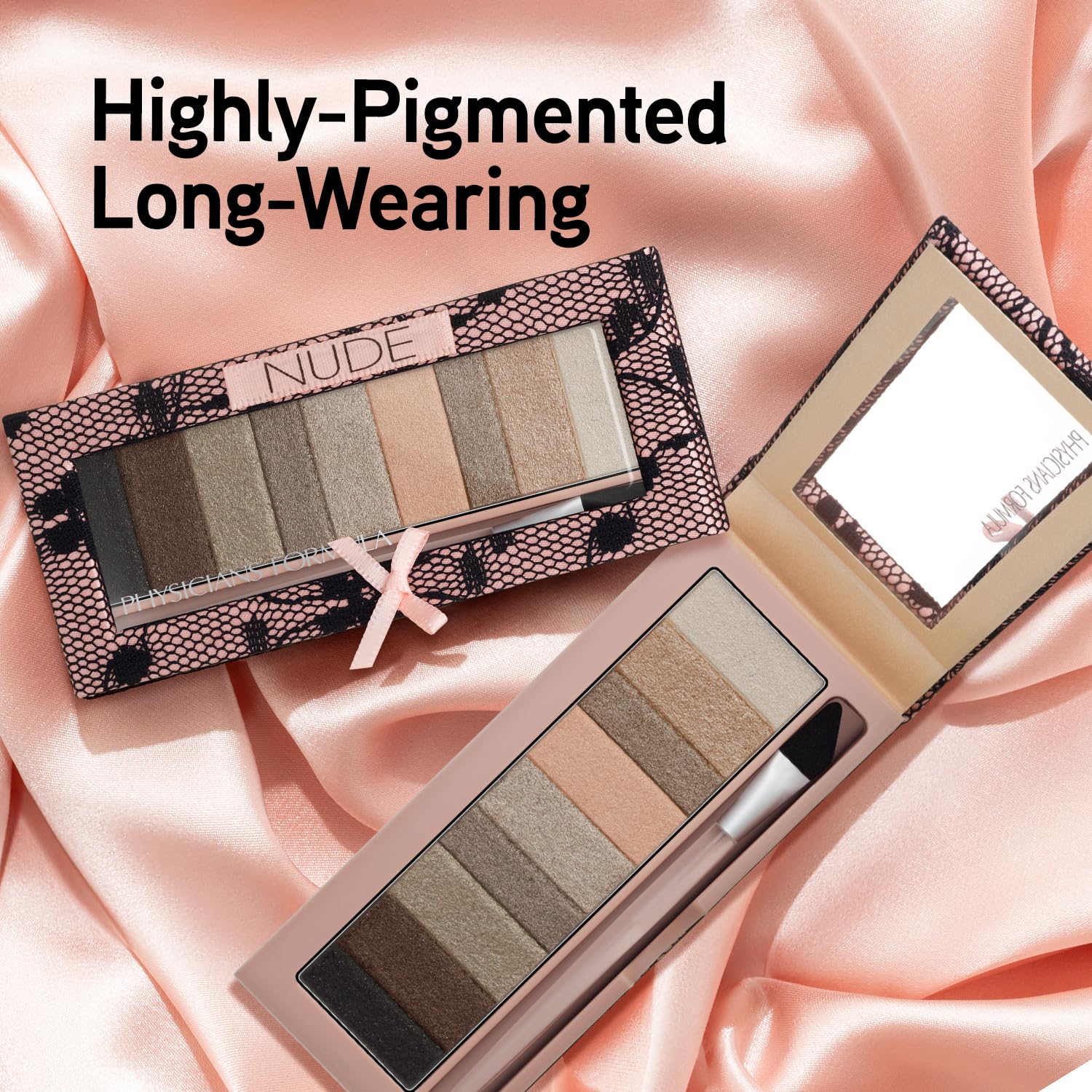 Physicians Formula Shimmer Strips ofrece aplicación mojada para color intenso y larga duración.
