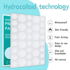 Parche PICcircuit que absorbe pus para una zona afectada.