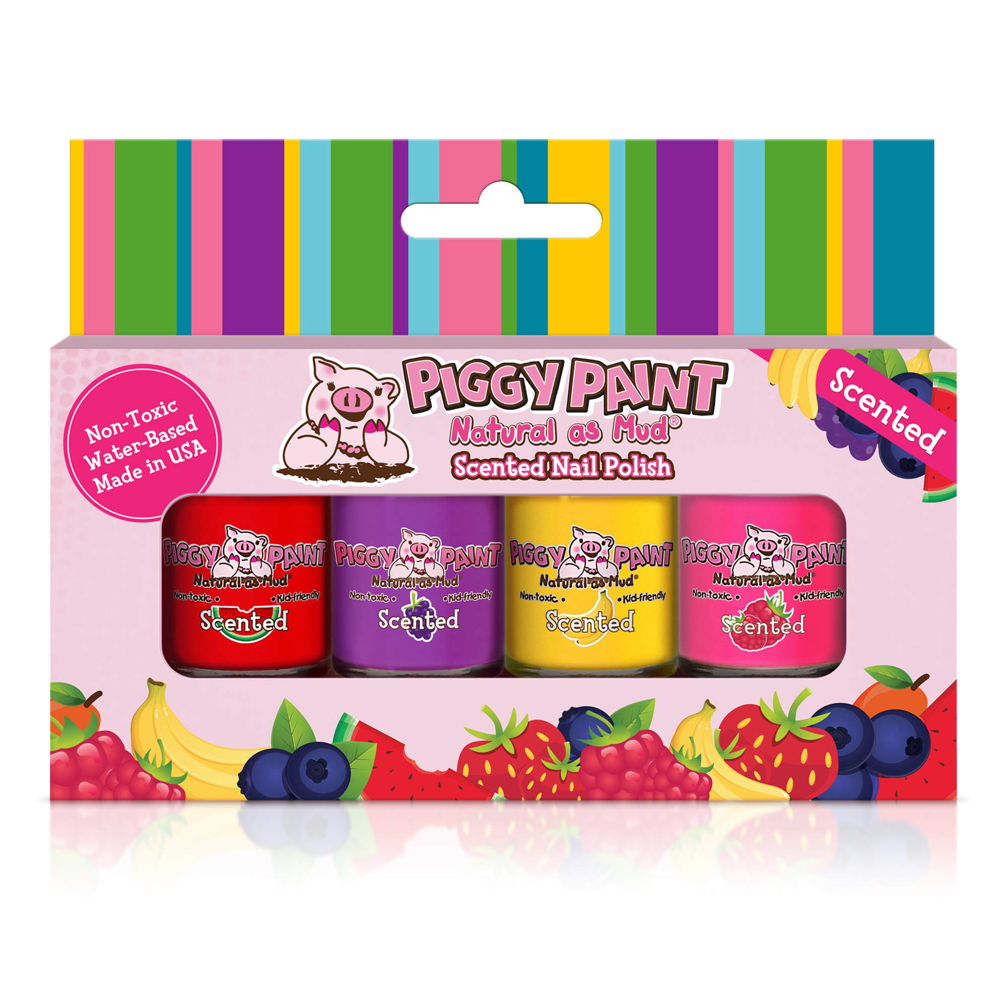 Piggy Paint Scented conjunto unicornio 4-pack con aromas divertidos.
