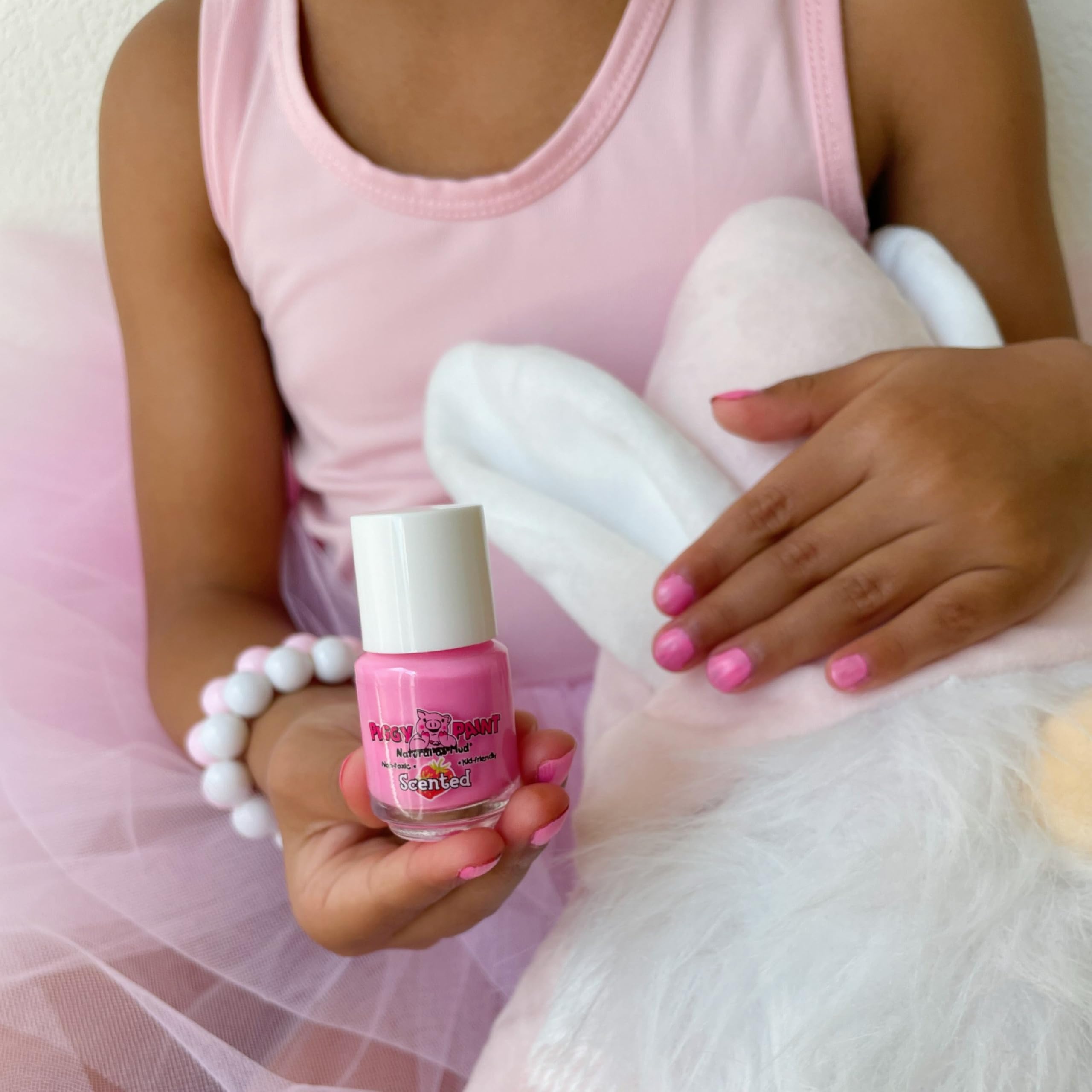 Piggy Paint Scented envase compacto y portátil.