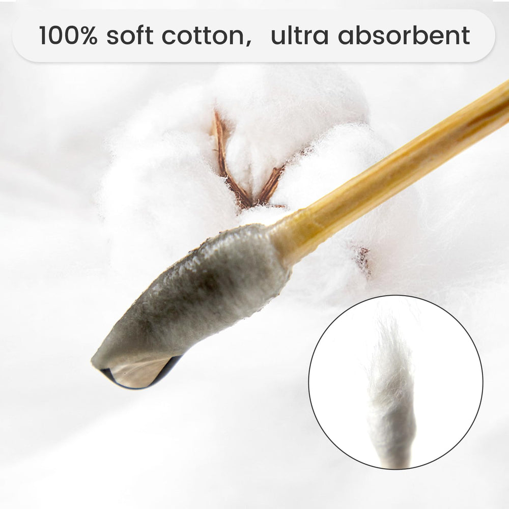 PINGMIC hisopos absorbentes para maquillaje y retoques finos.