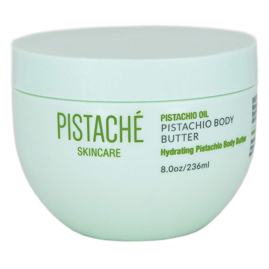 Pistache Skincare Manteca corporal batida con aceite de pistacho, hidratación intensa para piel seca.