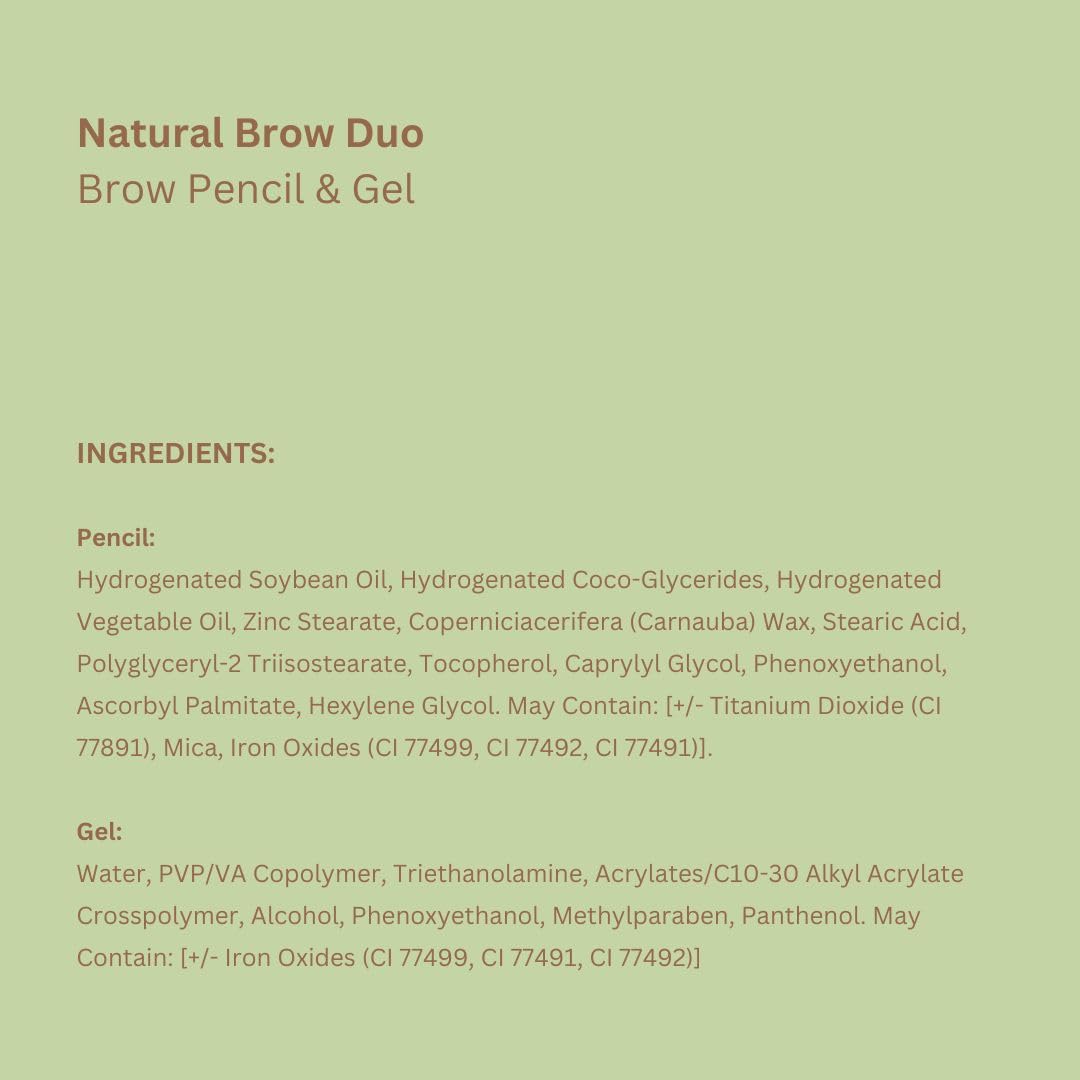 Pixi Natural Brow Duo: libre de crueldad, uso diario recomendado