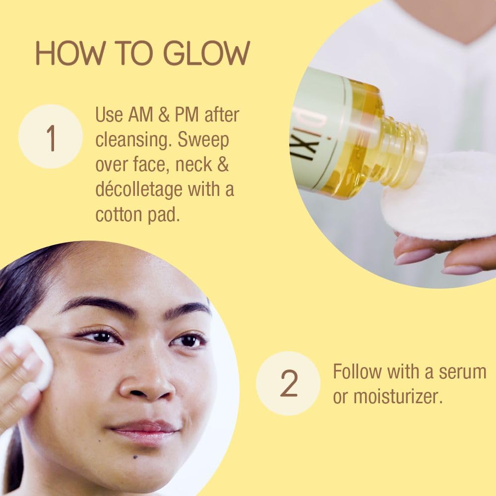 Pixi Tónico de Vitamina C, aloe vera para hidratación calmante y cómoda.