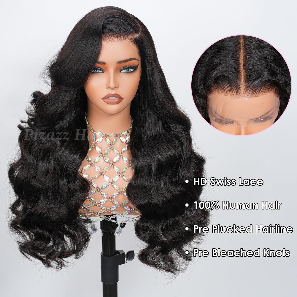 Pizazz cabello humano virgen, onda cuerpo 28 pulgadas, suave al tacto y cómodo