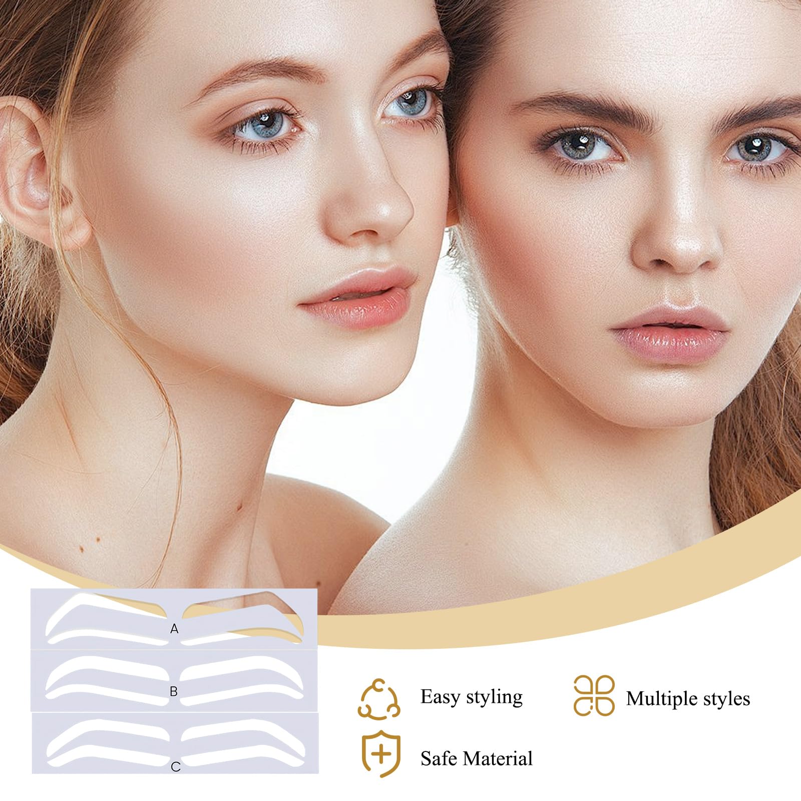 PKRFCJ aplicación de cejas fácil y rápida
