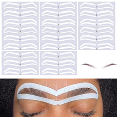 PKRFCJ plantillas de cejas 24 pares para delineado preciso