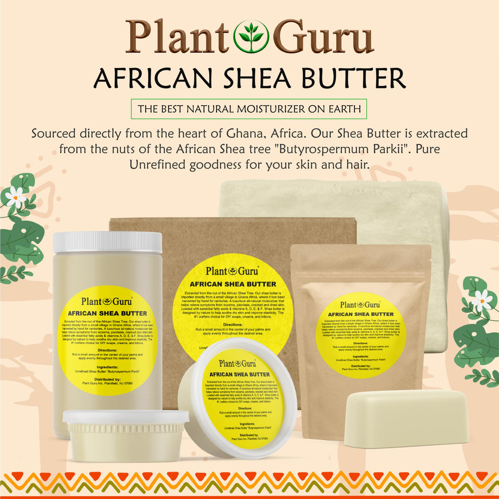 Aplicación en piel seca con manteca karité Plant Guru