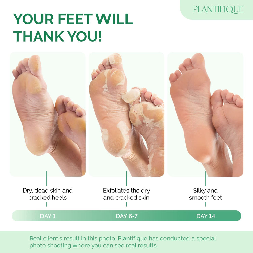 PLANTIFIQUE pack deux masques pieds – solution pratique et économique