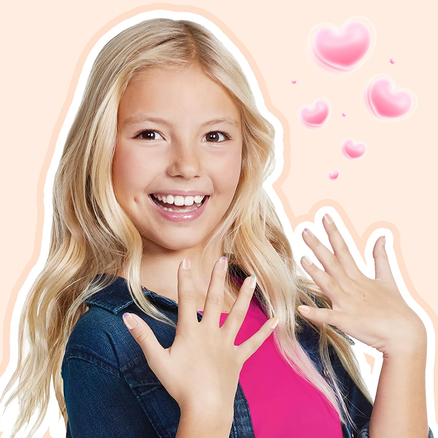 Uñas de gel suave de Plauva, suaves al tacto para niñas.