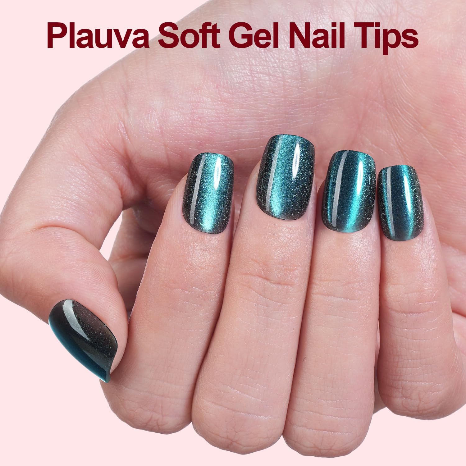Plauva uso fácil de uñas adhesivas para cambios rápidos.