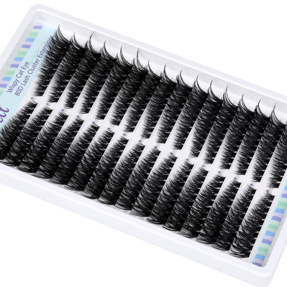 Pleell Lash Clusters Beginners-friendly kit for quick at-home lash extensions.