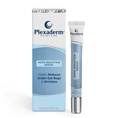 Plexaderm Serum de reducción rápida para bolsas bajo los ojos, aspecto más fresco.