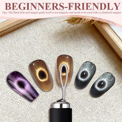 Guía de agujero negro Plman para definir círculos en uñas.