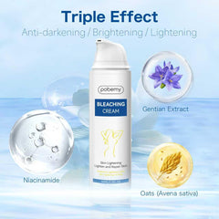 POBEMY crema aclaradora rodillas para textura suave y tono.