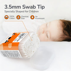 POMPOM LIFE: cuidado suave para bebés en orejas y nariz.