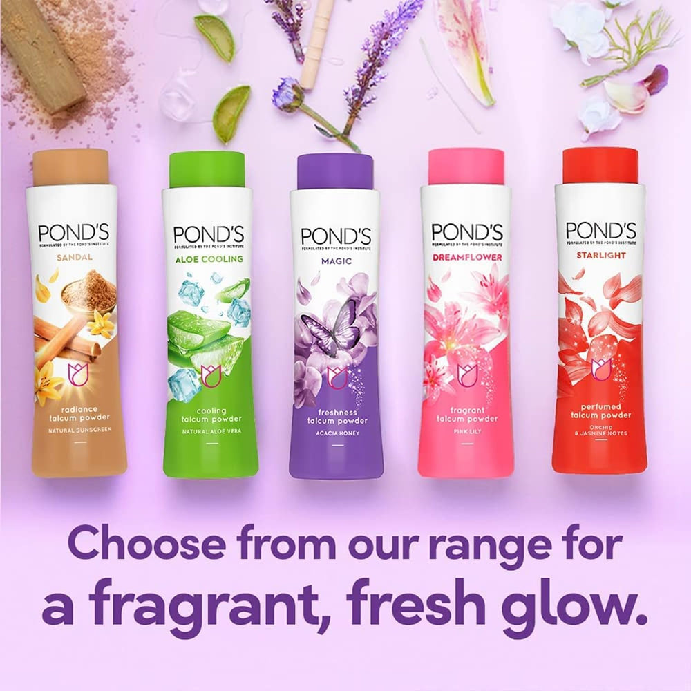Pond's Magic Talco: sensación de frescura durante todo el día.