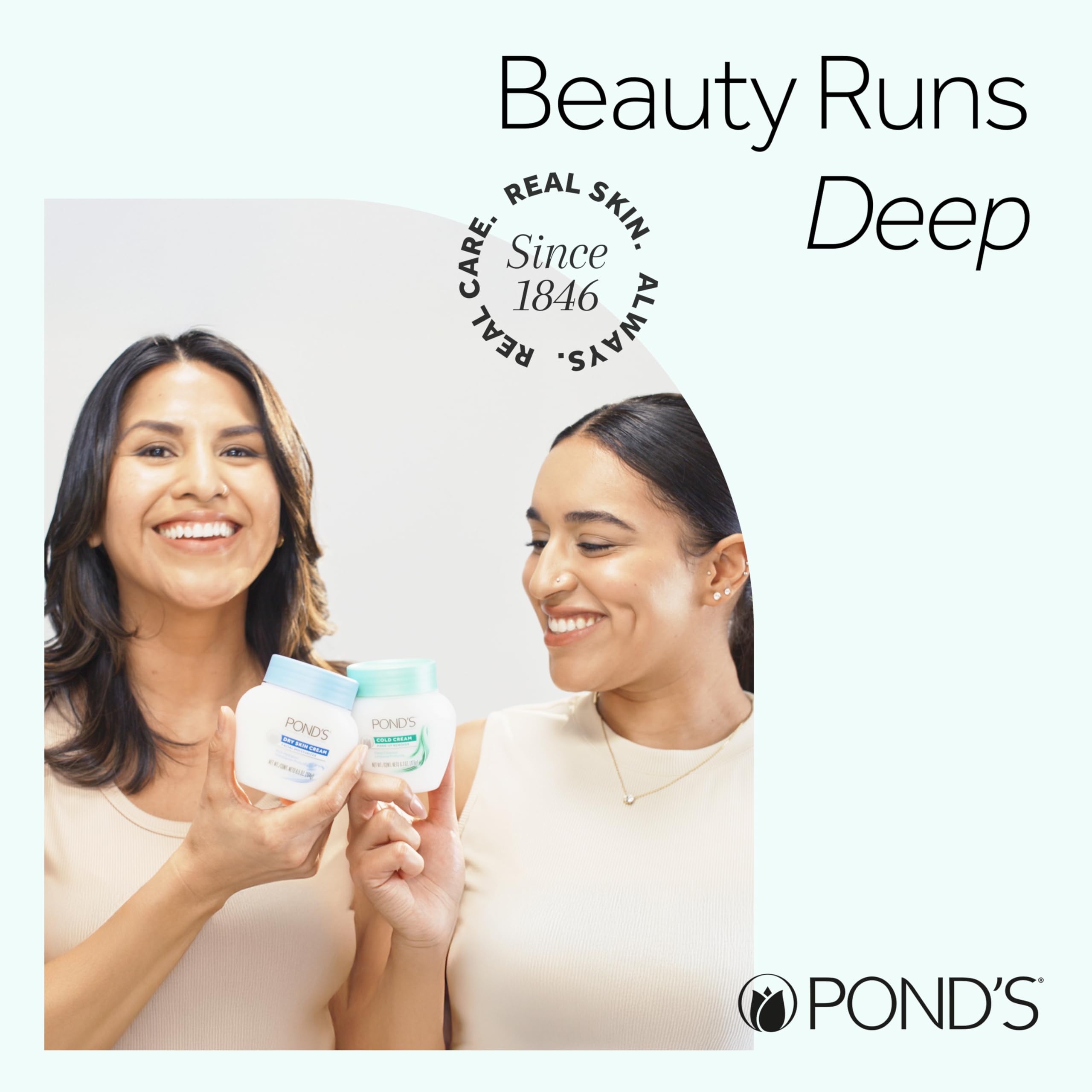 POND'S Retira maquillaje resistente al agua con suavidad.