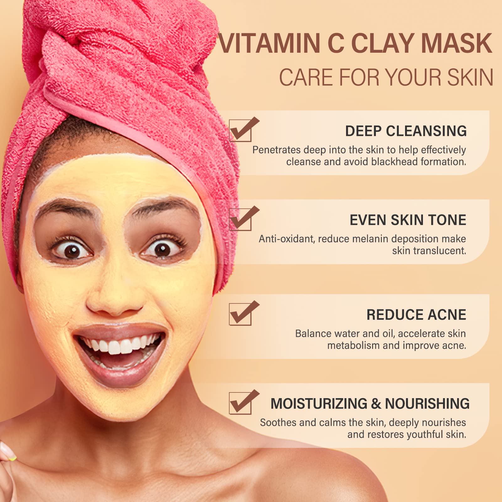 POP MODERN.C clay mask texture highlighting kaolin clay for deep cleansing