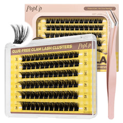 Pestañas PopUp autoadhesivas 10 mm para look ligero y natural durante el día.