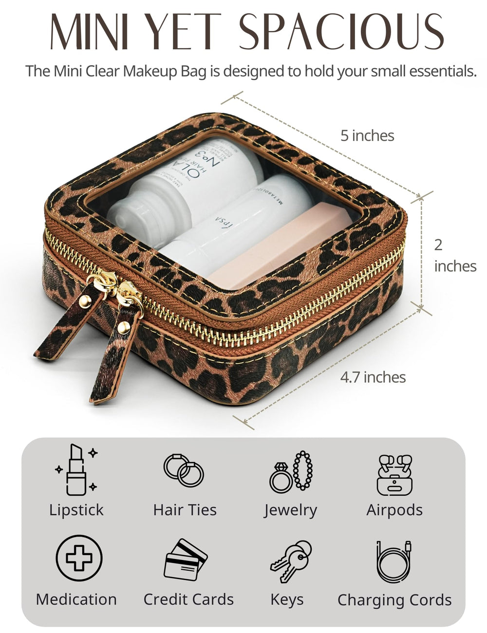 Uso diario con Popvibe: tamaño compacto para bolsos y coche.
