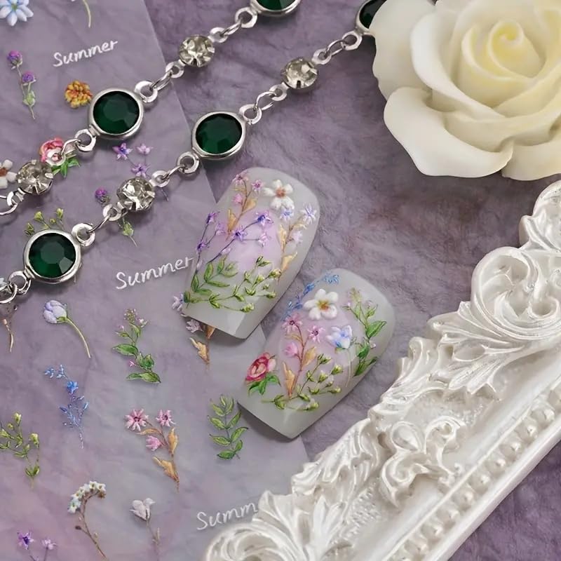 POWPOP uñas: mariposa 5D para un look veraniego duradero