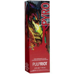 P.R. Pulp Riot Pyro: bote de color directo para aplicación fácil y tono vibrante.