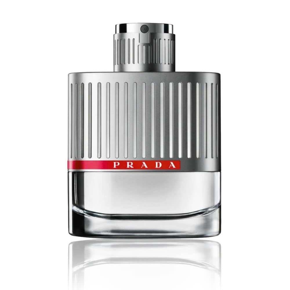 Prada Luna Rossa frasco frontal, aroma fresco para uso diario