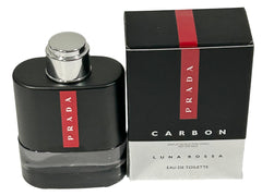 Corazón de lavanda y notas metálicas en Prada Luna Rossa Carbon mini.