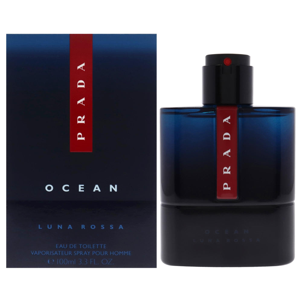 Prada Luna Rossa Ocean, botella elegante para un aura fresca.