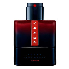 Prada Luna Rossa Ocean Le Parfum, botella rellenable para uso sostenible y elegante.