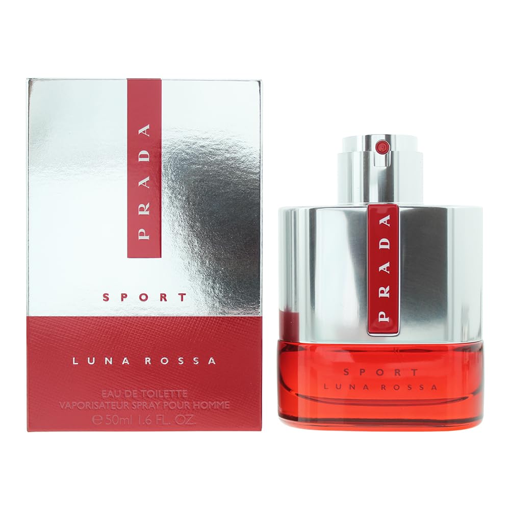 Prada Luna Rossa Sport frasco: aroma intenso para uso diario y eventos