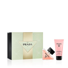 Prada Paradoxe atomizador recargable, botella elegante para un aroma duradero.