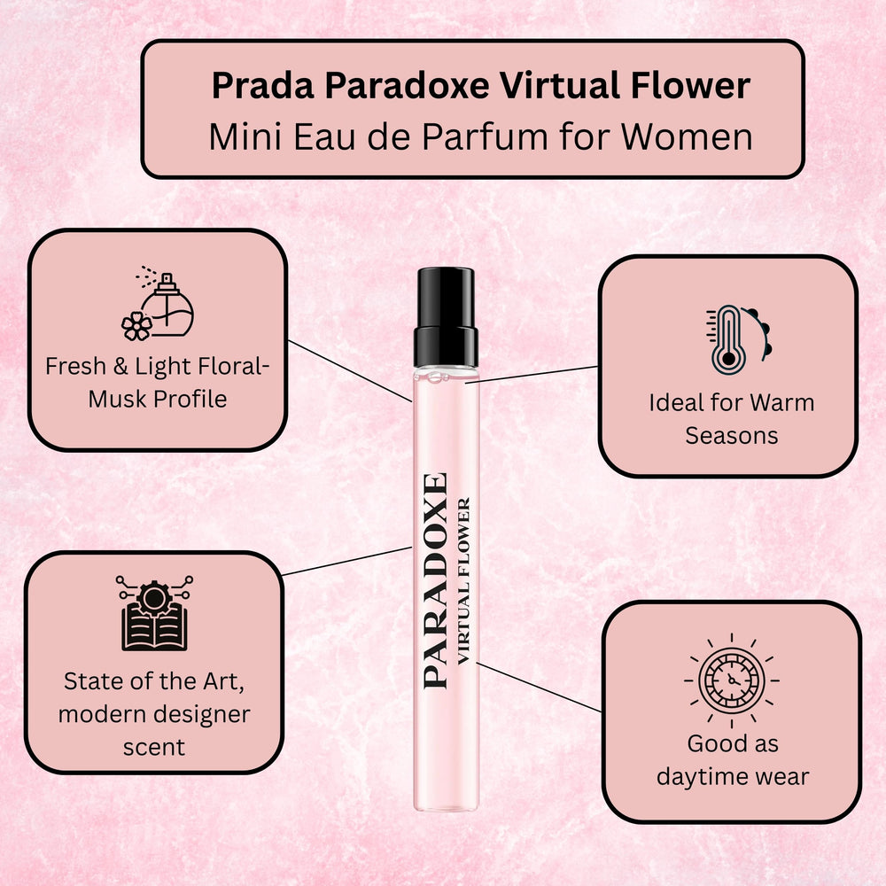 Prada Paradoxe, embalaje portátil, perfecto para retoques de aroma durante el día.