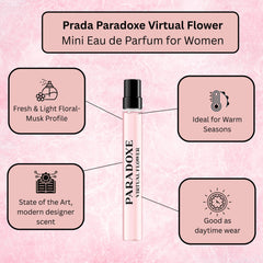 Prada Paradoxe, embalaje portátil, perfecto para retoques de aroma durante el día.